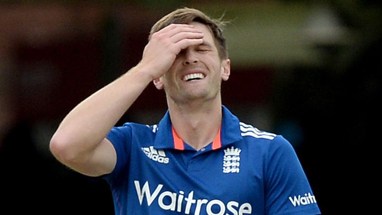 England's Chris Woakes