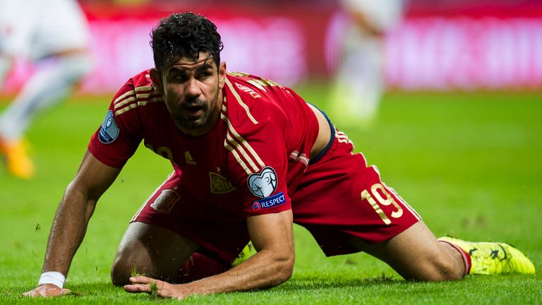 Diego Costa has scored just one goal in eight appearances for Spain.