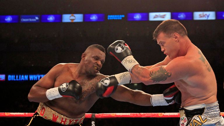 Dillian Whyte v  Brian Minto - WBC International Silver Heavyweight Title - O2 Arena - 12/9/15 - Picture : Lawrence Lustignnn