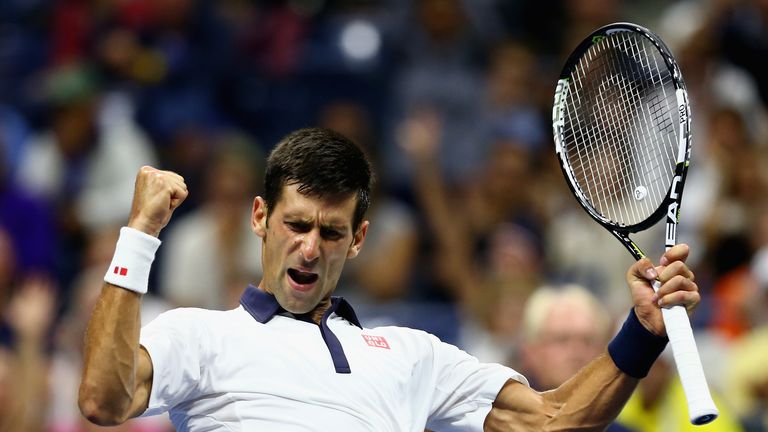 Novak Djokovic battled into the final eight at Flushing Meadows