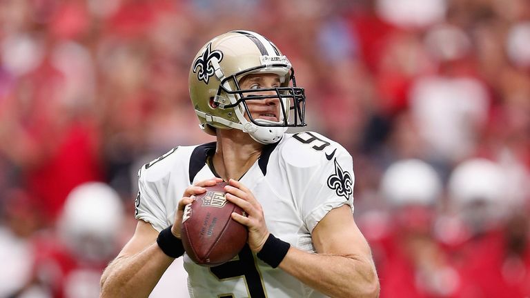 Drew Brees of the New Orleans Saints 