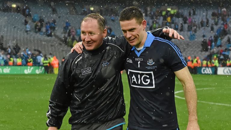Dublin manager Jim Gavin and captain Stephen Cluxton 