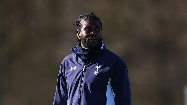 Emmanuel Adebayor, Tottenham, training