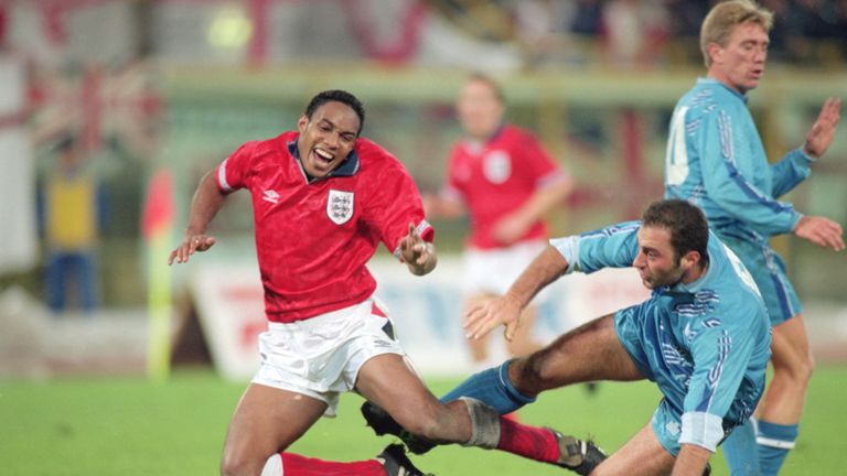 England beat San Marino 7-1 in a World Cup qualifier in November 1993 - but not after the home side had taken the lead