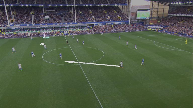 Everton v Chelsea: Pedro did not get back in to keep a good defensive shape for Steven Naismith's second goal