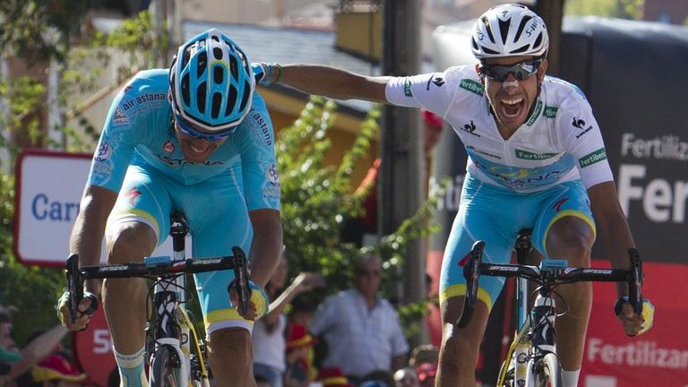 Fabio Aru, Luis Leon Sanchez, Vuelta a Espana 2015, stage 20