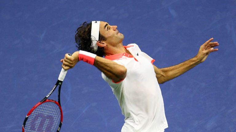 Federer has been broken just twice in 81 service games at this year's US Open