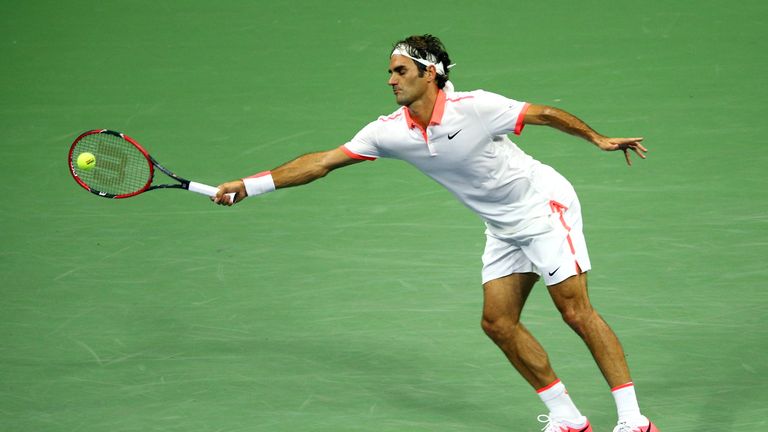 Federer has yet to drop a set at this year's US Open