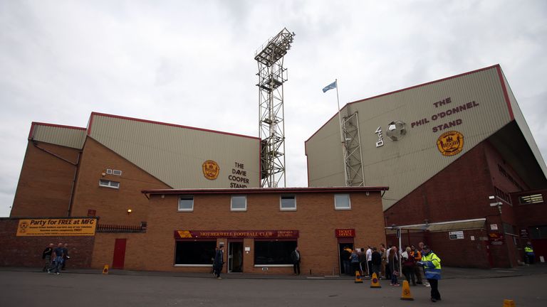 MOTHERWELL, SCOTLAND - JULY 16:  General views of Fir Park during the Pre Season Friendly match between Motherwell and Newcastle United at Fir Park on July