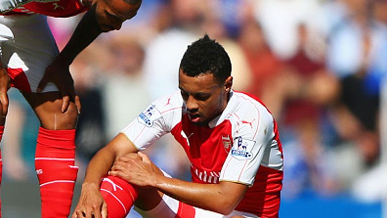 Francis Coquelin picked up the injury against Chelsea