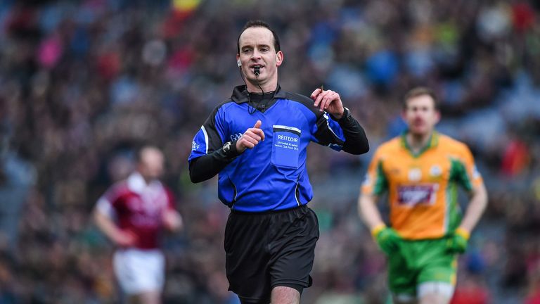 Referee David Coldrick (Meath)