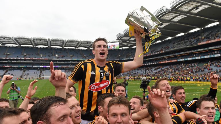 Kilkenny captain Joey Holden, pictured with the Liam McCarthy Cup, wins his first All Star
