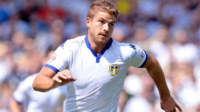 Gaetano Berardi in action for Leeds this season