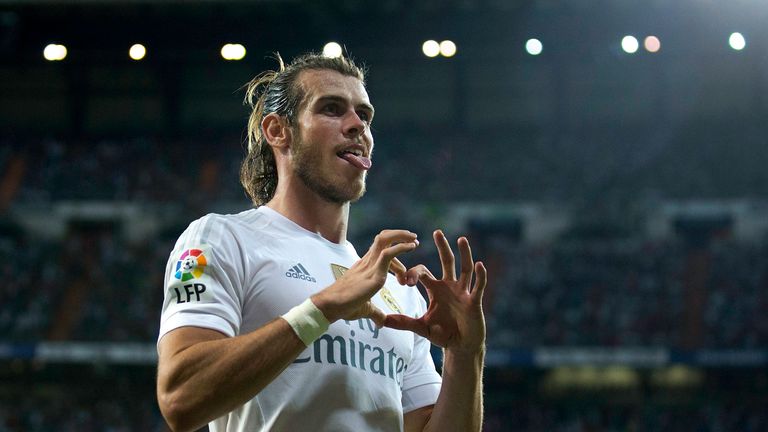  Gareth Bale of Real Madrid CF celebrates