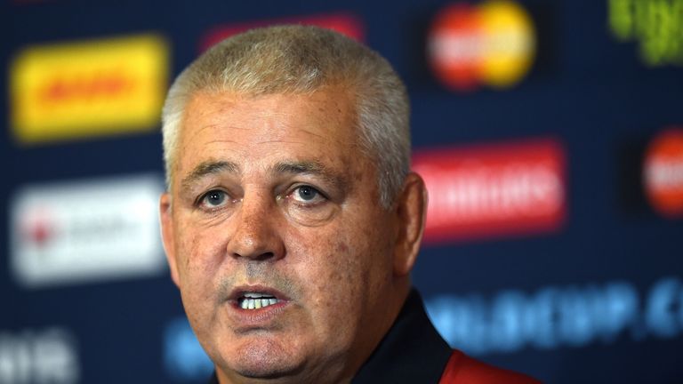 Warren Gatland admits he would like to have England's strength in depth. 