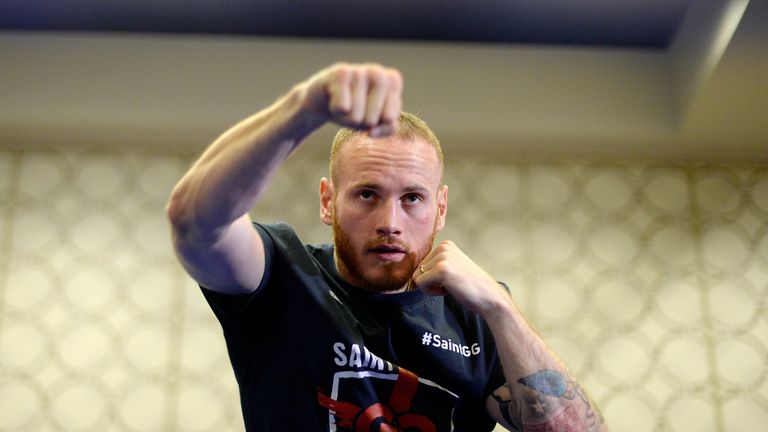 George Groves preparing for his bout with Badou Jack