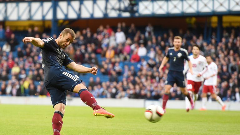 Scotland defeated Georgia 1-0 at Ibrox last year thanks to Shaun Maloney's goal