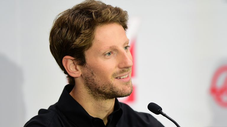 The man in black: Romain Grosjean will drive for Haas in 2016