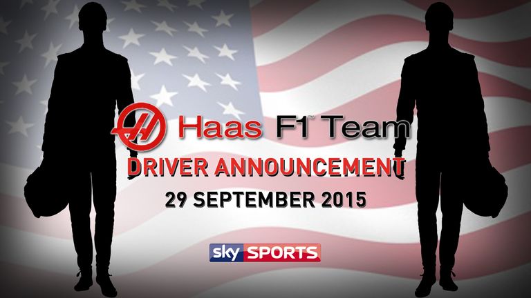 Watch Haas make their 2016 driver announcement on the Sky Sports Digital platforms from 4pm UK time today