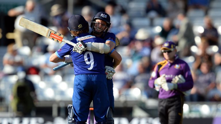 Michael Klinger and Hamish Marshall of Gloucestershire