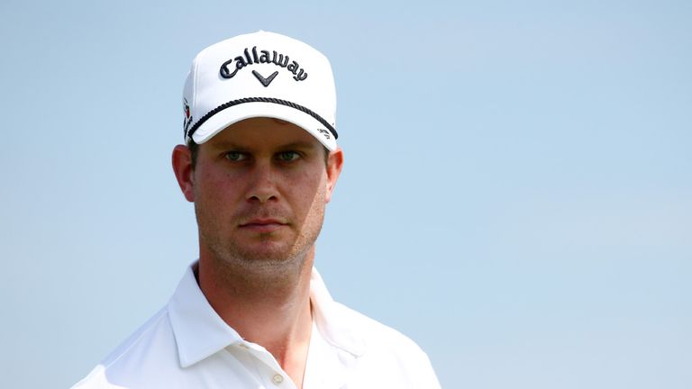 SHEBOYGAN, WI - AUGUST 13:  Harris English of the United States during the first round of the 2015 PGA Championship at Whistling Straits on August 13, 2015