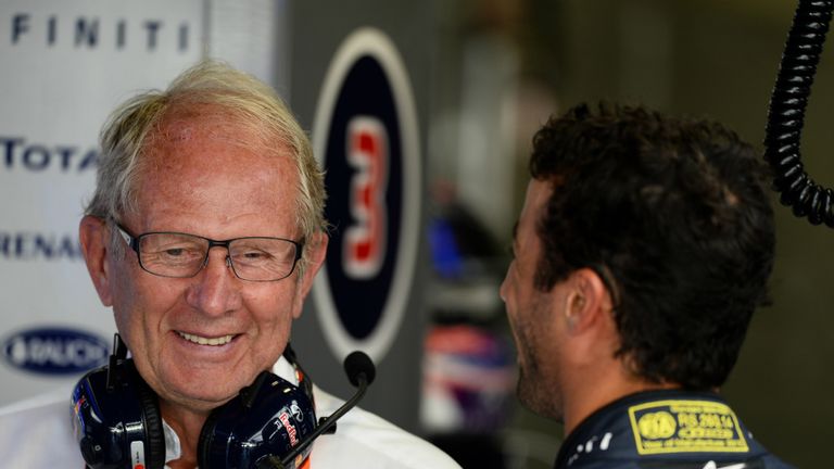 Helmut Marko and Daniel Ricciardo: 2015 Italian GP