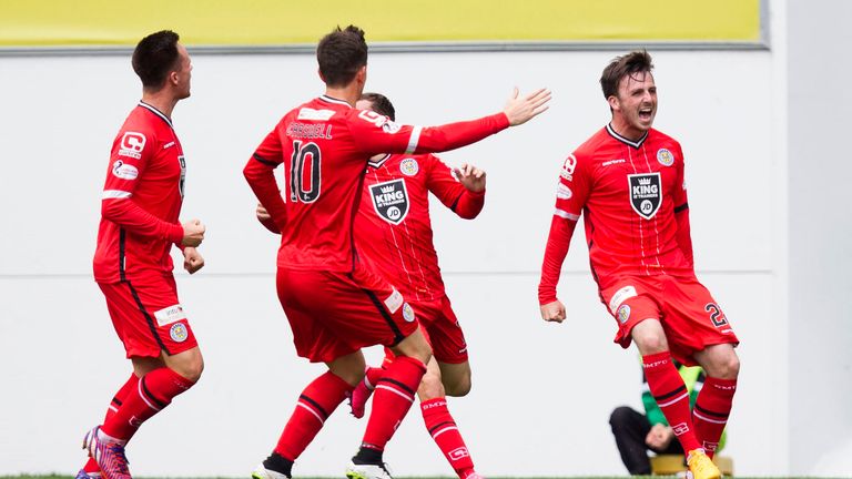 Calum Gallagher's goal was the first Hibernian had lost in six matches