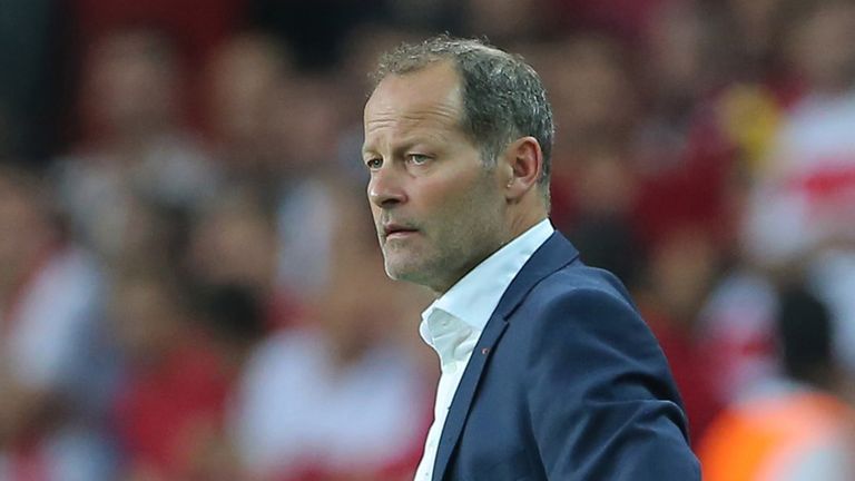 Netherlands' head coah Danny Blind