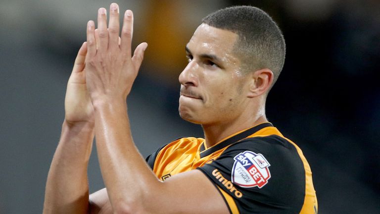 Hull City's Jake Livermore applauds the home support during the Capital One Cup, third round match at the KC Stadium, Hull.