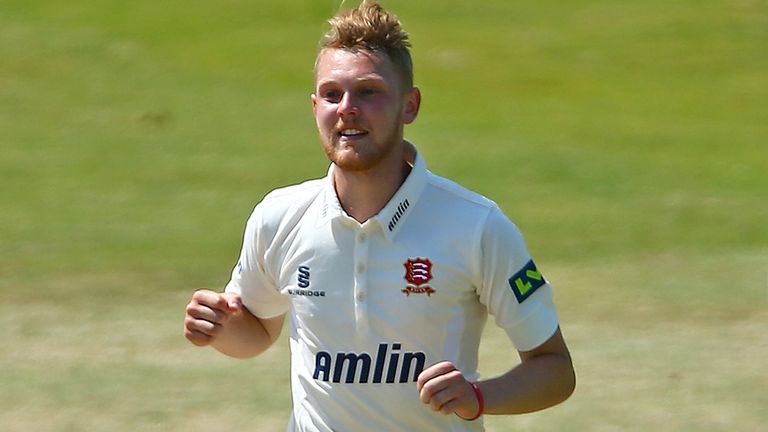 Jamie Porter of Essex clean bowled two Northants batsmen on day four at Chelmsford
