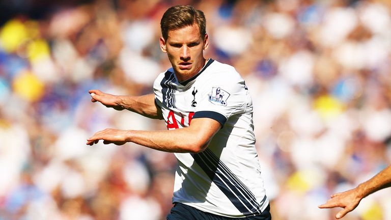 Jan Vertonghen: Tottenham defender in action against Crystal Palace