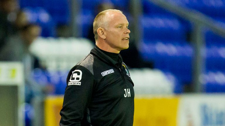 11/09/15 LADBROKES PREMIERSHIP.INVERNESS CT V HEARTS.TULLOCH CALEDONIAN STADIUM - INVERNESS.Inverness CT manager John Hughes
