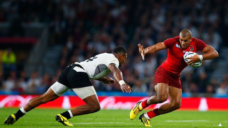 Jonathan Joseph, in action against Fiji, is a doubt for Wales showdown