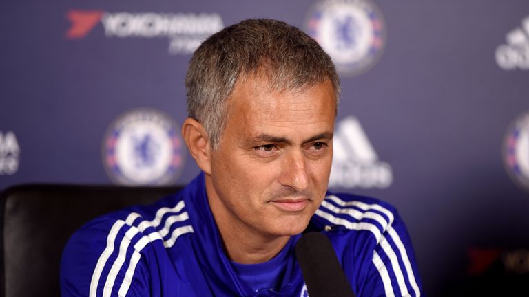 Chelsea manager Jose Mourinho during the press conference