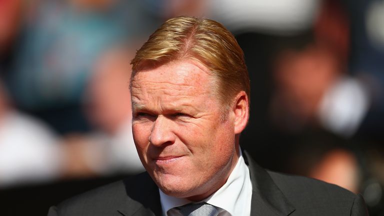 Ronald Koeman named his strongest possible side to face Swansea on Saturday afternoon.