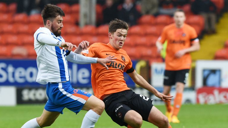 Darryl Westlake battles with Blair Spittal 