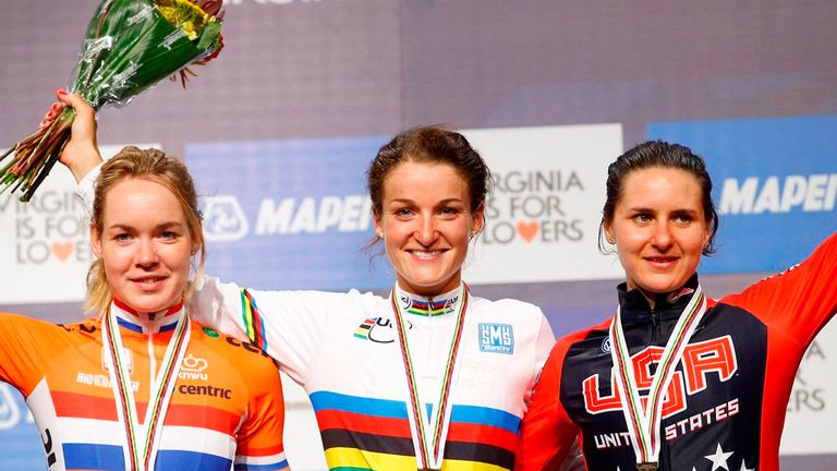 Lizzie Armitstead, Anna van der Breggen, Megan Guarnier, UCI Road World Championships, women's road race