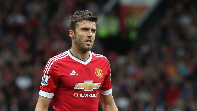 Michael Carrick of Manchester United in action during the Premier League match against Sunderland