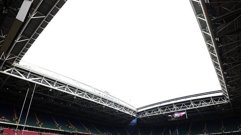 A view of the Millennium Stadium in its rugby guise