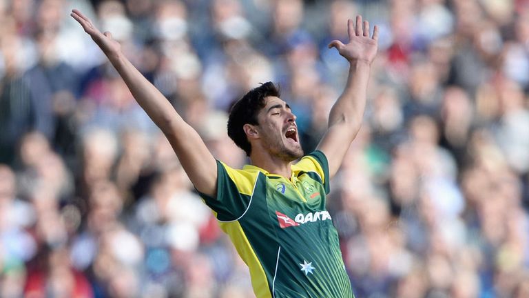 Mitchell Starc was back in the Australia team for Sunday's win at Old Trafford