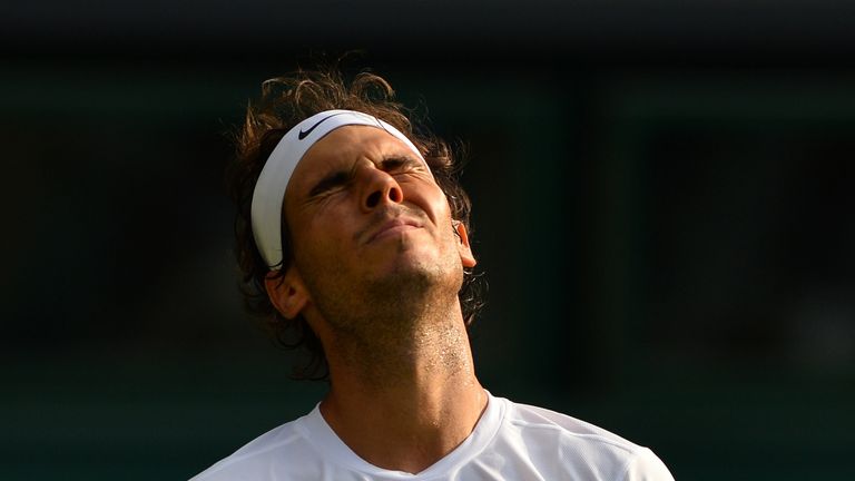 Rafael Nadal crashes out of Wimbledon in the second round after a four set defeat by Dustin Brown