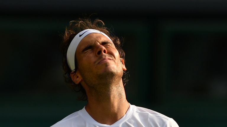 Rafael Nadal crashes out of Wimbledon in the second round after a four set defeat by Dustin Brown
