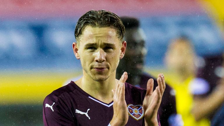 At just 20-years-old Hearts' Sam Nicholson is one of Scotland's brightest young propects