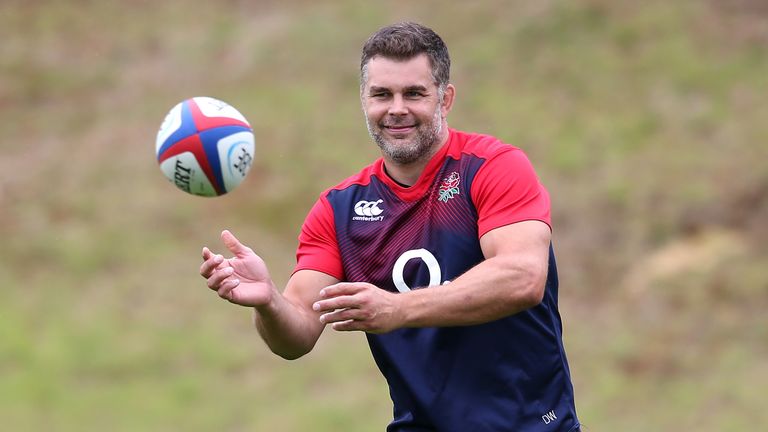 Nick Easter, England training