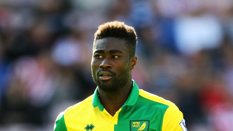 Norwich City midfielder Alex Tettey