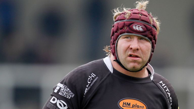 Oliver Tomaszczyk of Newcastle Falcons during the Aviva Premiership match between Newcastle Falcons and Saracens