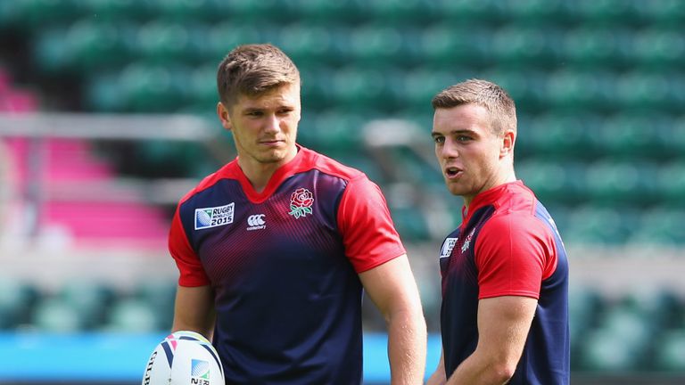 Owen Farrell and George Ford are vying for England's coveted number ten jersey.