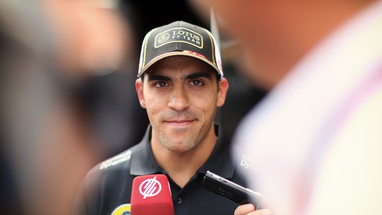 Pastor Maldonado (VEN) Lotus talks to the press at Formula One World Championship, Rd12, Italian Grand Prix, Preparations, Monza, Italy, Thursday 3 Septemb