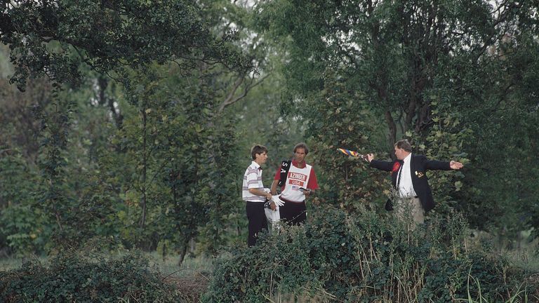 Azinger's drop at the last affected Ballesteros