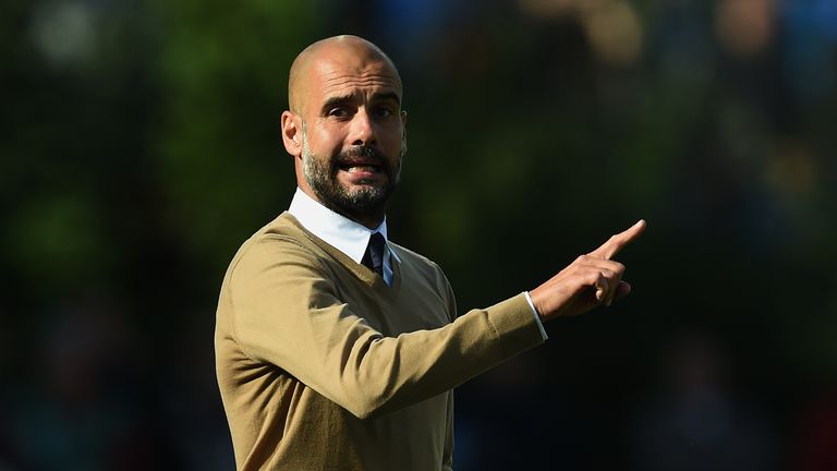  Head coach Pep Guardiola of Bayern Munich